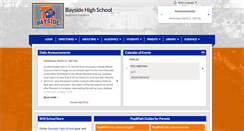 Desktop Screenshot of baysidehighschool.org
